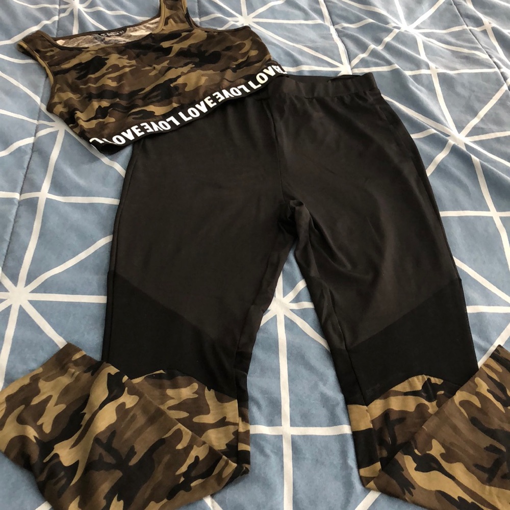 two piece legging set